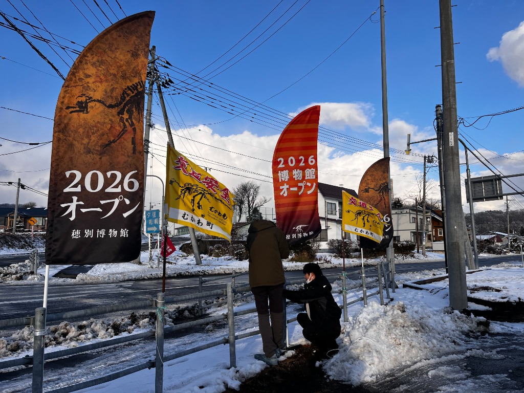 のぼりを設置しました