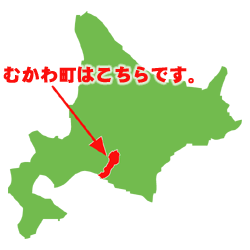 北海道の中で、むかわ町位置