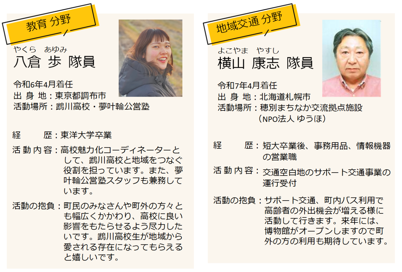 隊員紹介1