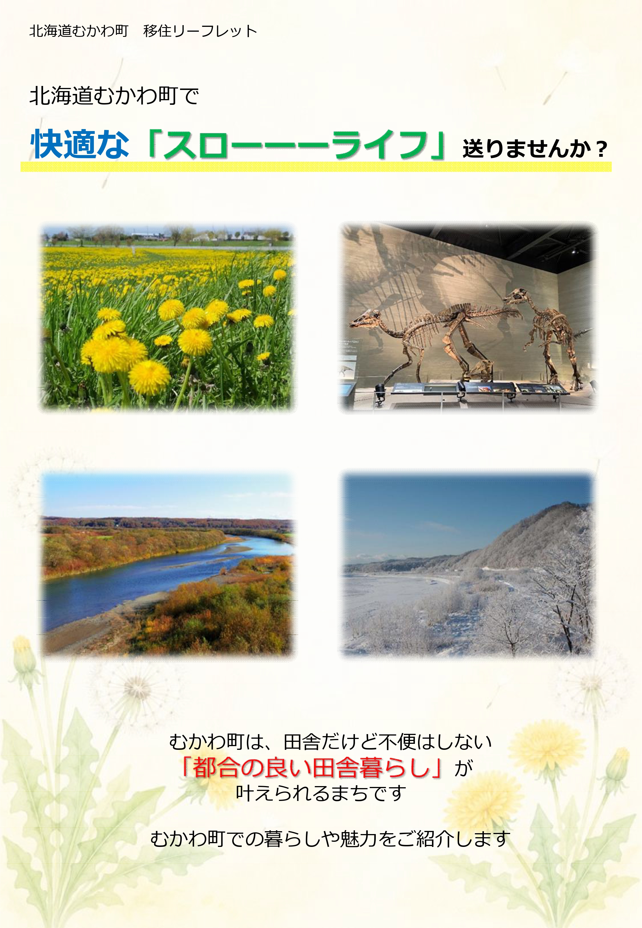 むかわ町移住情報リーフレット